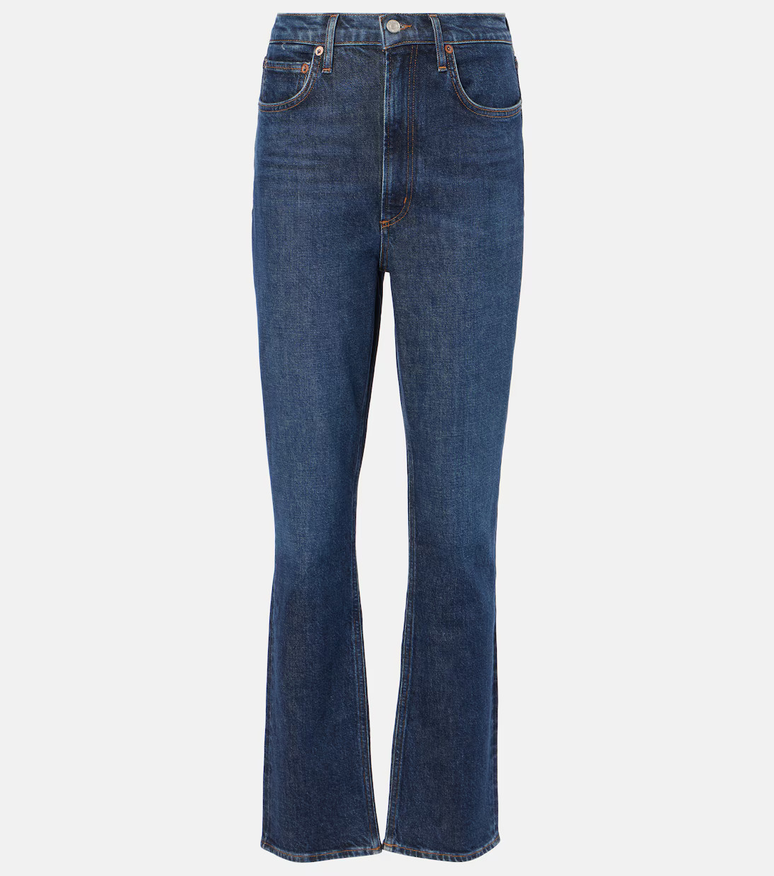 Stovepipe high-rise straight jeans | Mytheresa (US/CA)