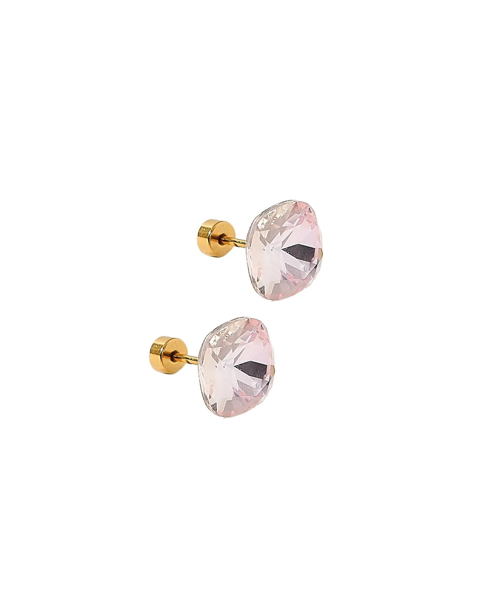 Screwback Stud Earrings Lux - Kit Baby Pink | LINNY CO LLC
