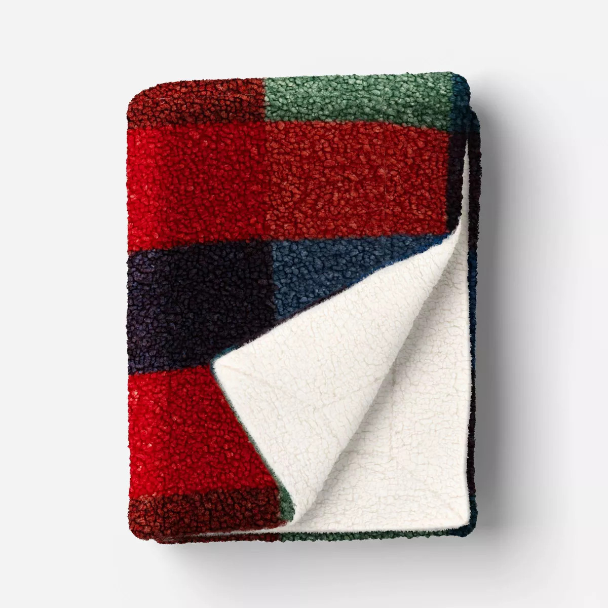 Chalet Plaid Printed Boucle Throw Blanket - Room Essentials™ | Target