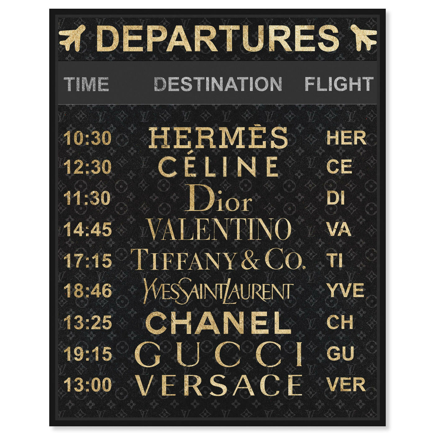 Luxe Departures | Wall Art by The Oliver Gal | Oliver Gal