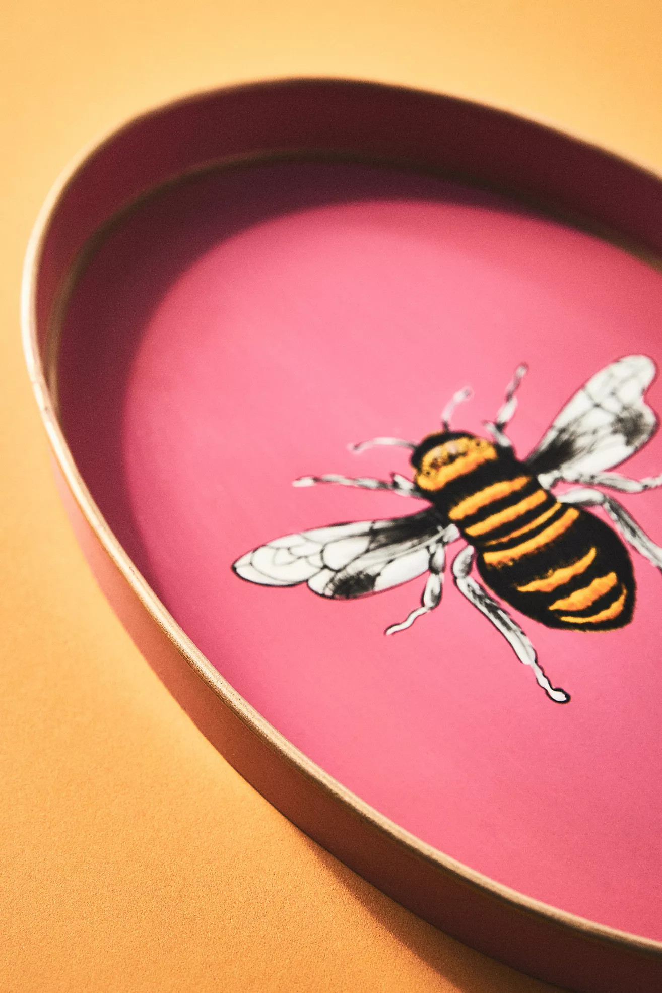 Les Ottomans Handpainted Bee Tray | Anthropologie (US)