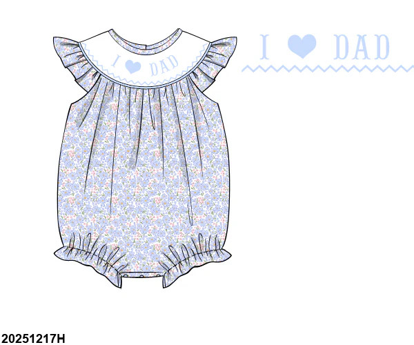 PRE SALE SHIPS APRIL(1-30): I Love Dad Bubble | Tutti Frutti Kids Co