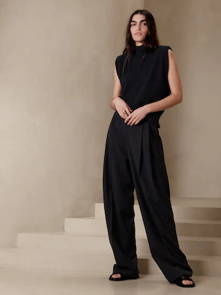 Siena Wide-Leg Italian Wool Pant | Banana Republic (US)