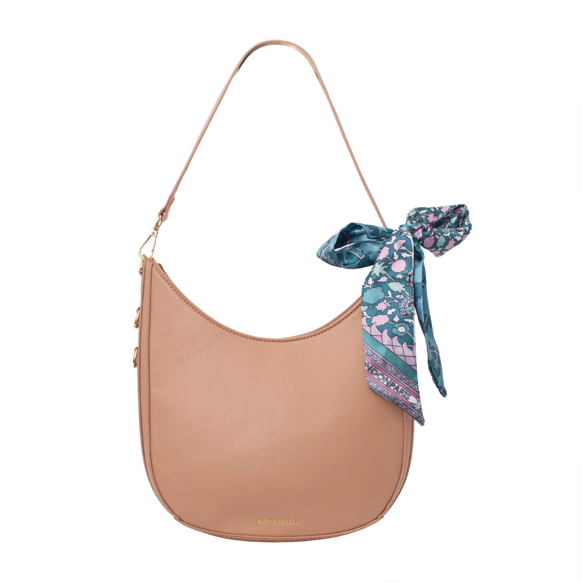 Alexis Bendel Hobo Bags for Women Vegan Leather Everyday Handbag withScarf & Strap | Walmart (US)