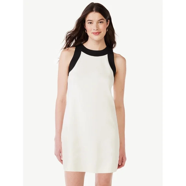 Free Assembly Sleeveless Wide Strap Mini Dress, Sizes XS-XXXL | Walmart (US)