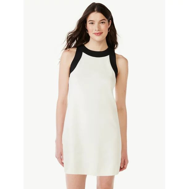 Free Assembly Sleeveless Wide Strap Mini Dress, Sizes XS-XXXL | Walmart (US)