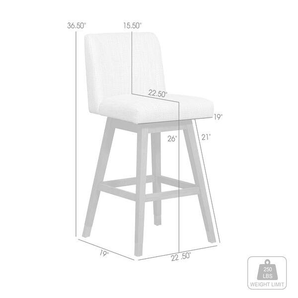 Basila Upholstered Bar or Counter Height Swivel Barstool - Bed Bath & Beyond - 36916394 | Bed Bath & Beyond