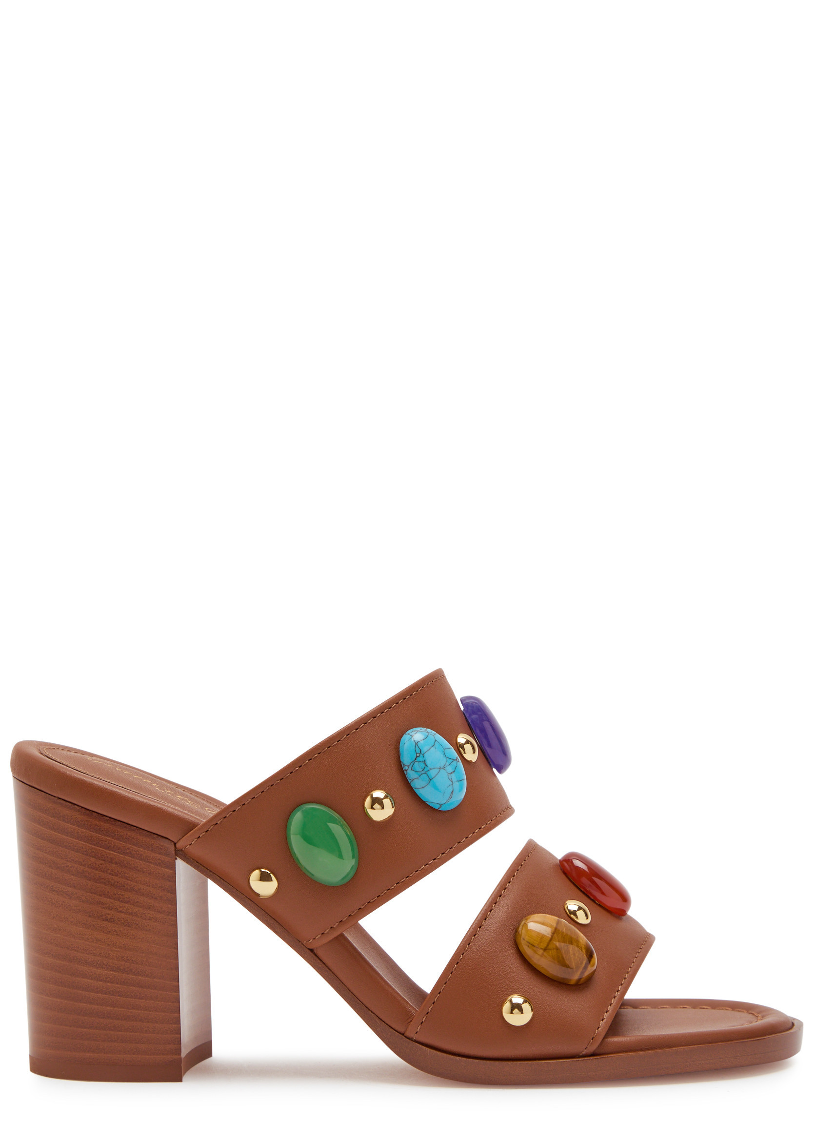 Pasha embellished leather sandals | Harvey Nichols
