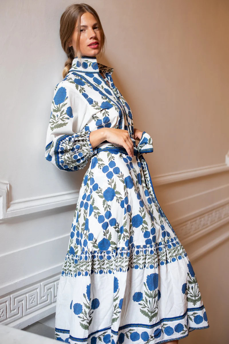 SUE SARTOR Flounce | French Blue SUE SARTOR Marigold | SUE SARTOR