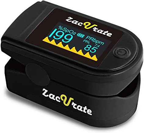 Zacurate 500C Elite Fingertip Pulse Oximeter Blood Oxygen Saturation Monitor with Silicon Cover, ... | Amazon (US)