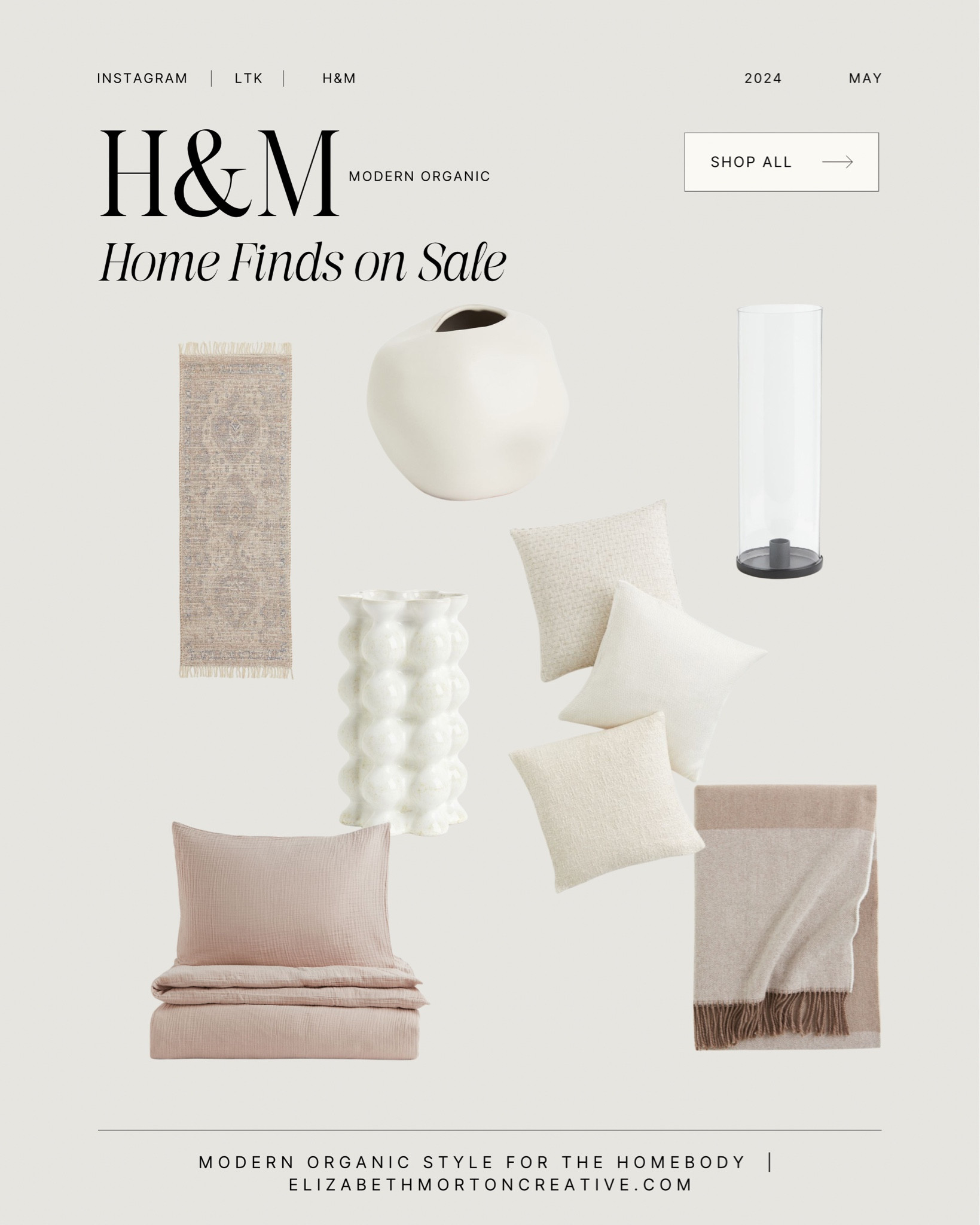 H&M's Modern Organic Home Decor finds are on sale now! Perfect for the homebody looking to refresh their space. 🏡✨ #HomeDecor #Sale #HMHome

#LTKHome #LTKSaleAlert #LTKStyleTip
