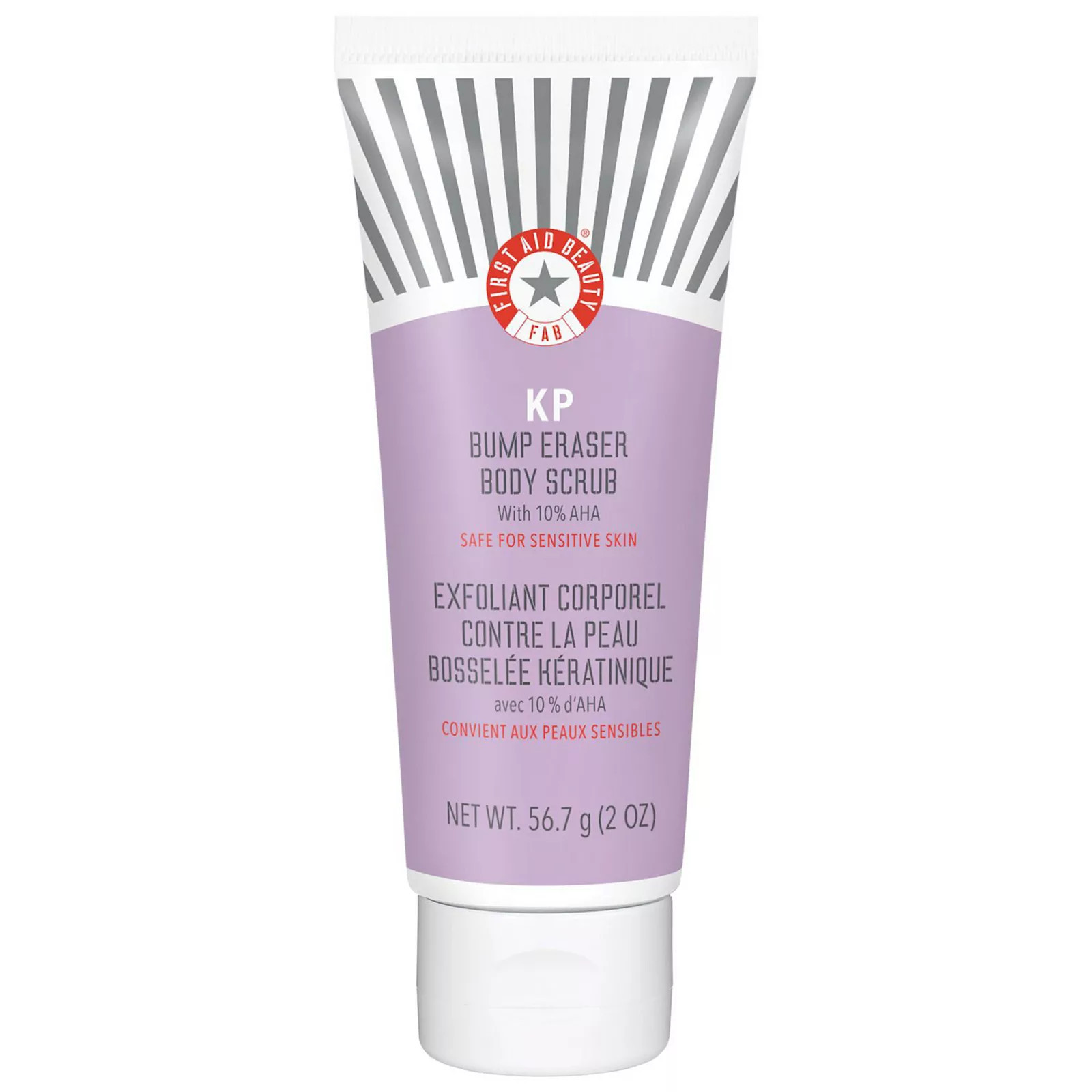 First Aid Beauty Mini KP Bump Eraser Body Scrub with 10% AHA Body Exfoliant for Keratosis Pilaris, Size: 2 FL Oz, Original | Kohl's