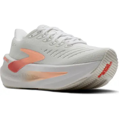 Brooks Glycerin Max 2 Hybrid Running Shoe in Oyster/Argyle/Cyber Pink at Nordstrom, Size 11.5 | Nordstrom