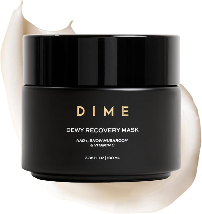 DIME Beauty Dewy Recovery Mask - Overnight Hydrating Face Mask with NAD+, Vitamin C and Snow Mush... | Amazon (US)