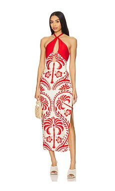 SEVEN WONDERS Isla Midi Dress in Isla Print from Revolve.com | Revolve Clothing (Global)