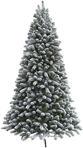 KING OF CHRISTMAS 6.5 Foot King Flock Artificial Christmas Tree Unlit no Warranty | Amazon (US)