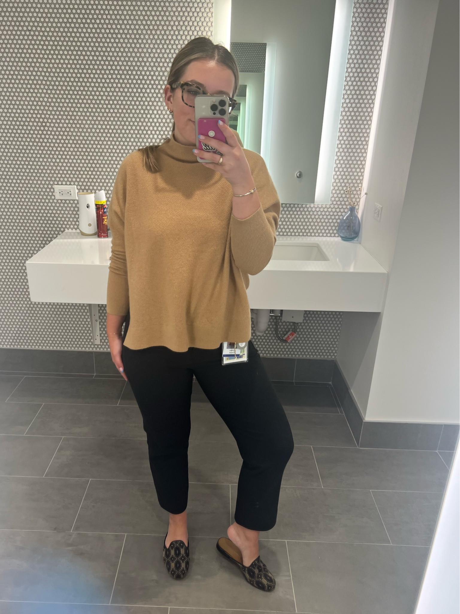 Simple neutral work outfit - business casual 😘 my shoes are discontinued Stubbs and Wootton

#LTKSeasonal #LTKworkwear #LTKfindsunder50