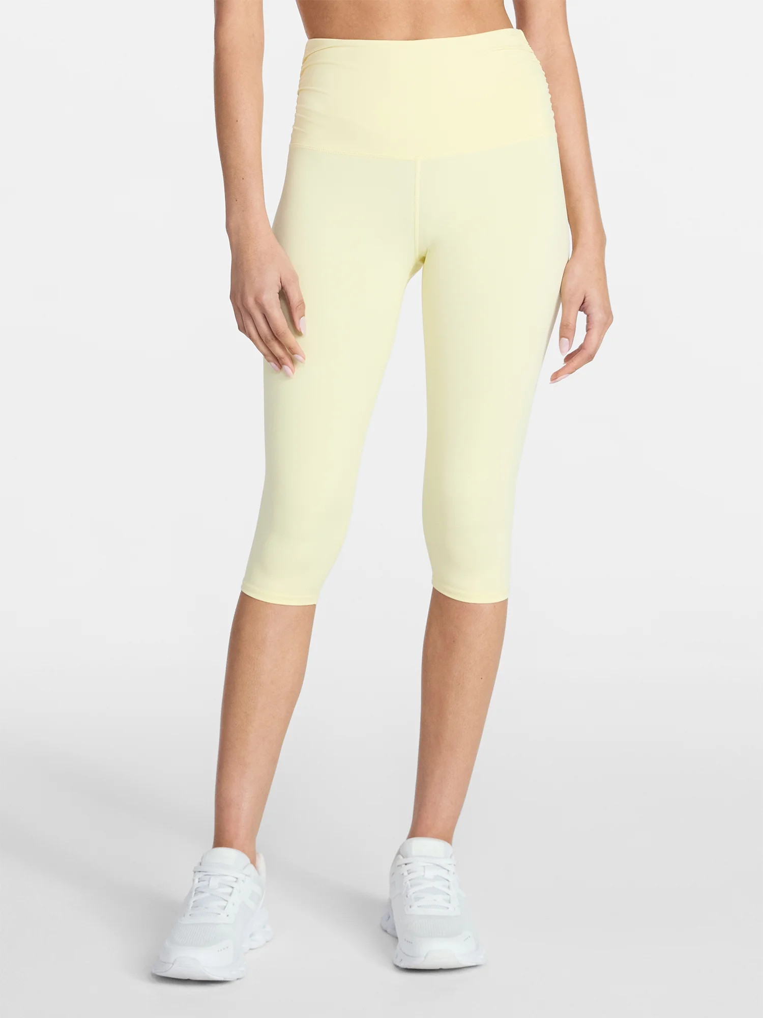 Avia Women's Side Ruched Color Capri, Sizes XS-XXXL | Walmart (US)