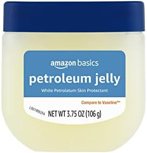 Amazon Basics Petroleum Jelly White Petrolatum Skin Protectant, Unscented, 3.75 oz, 1-Pack, (Prev... | Amazon (US)