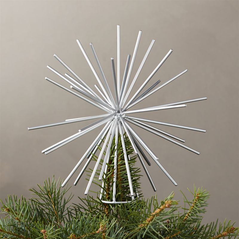 Burst Silver Tree Topper + Reviews | CB2 | CB2