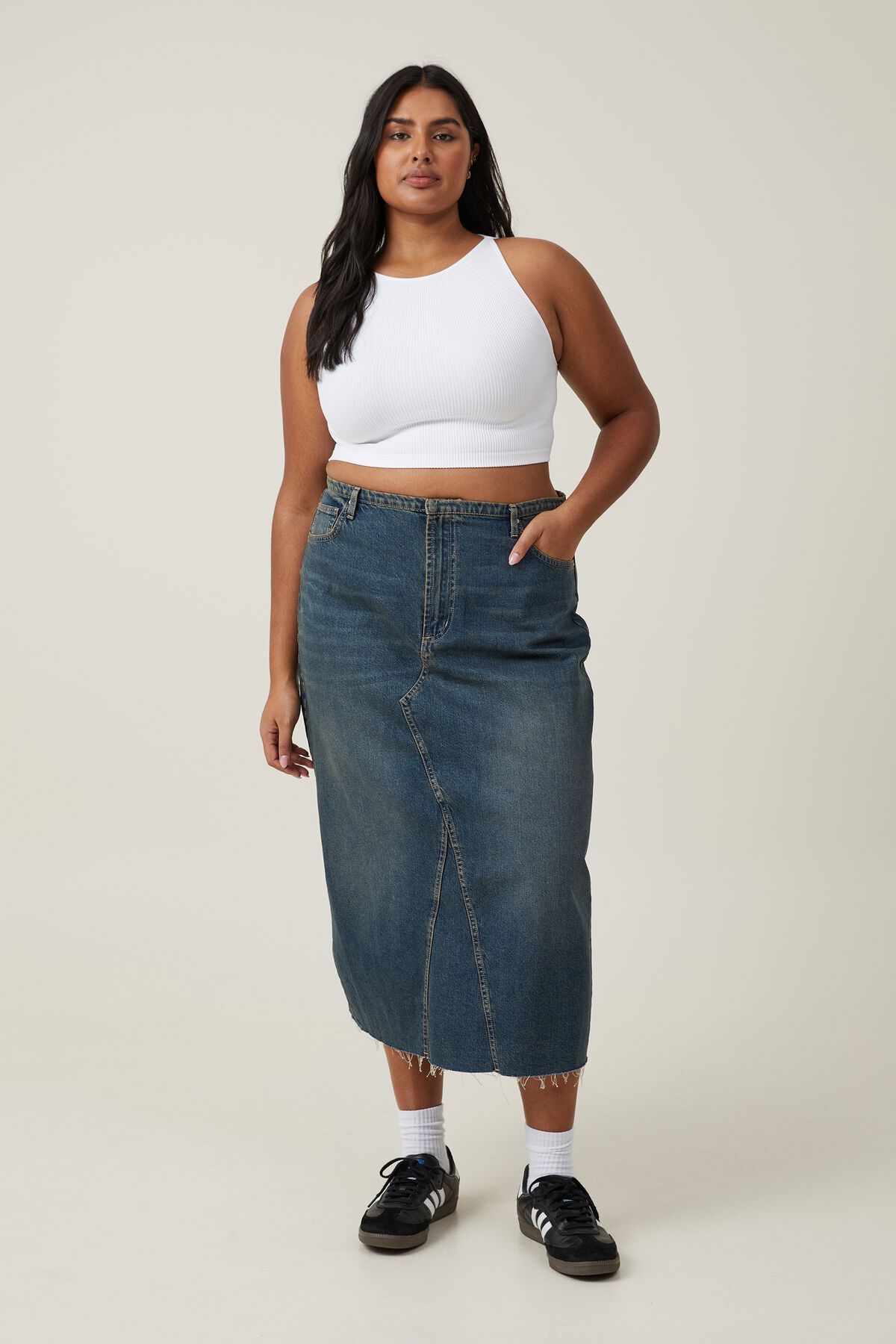 Maxi Denim Skirt | Cotton On (US)