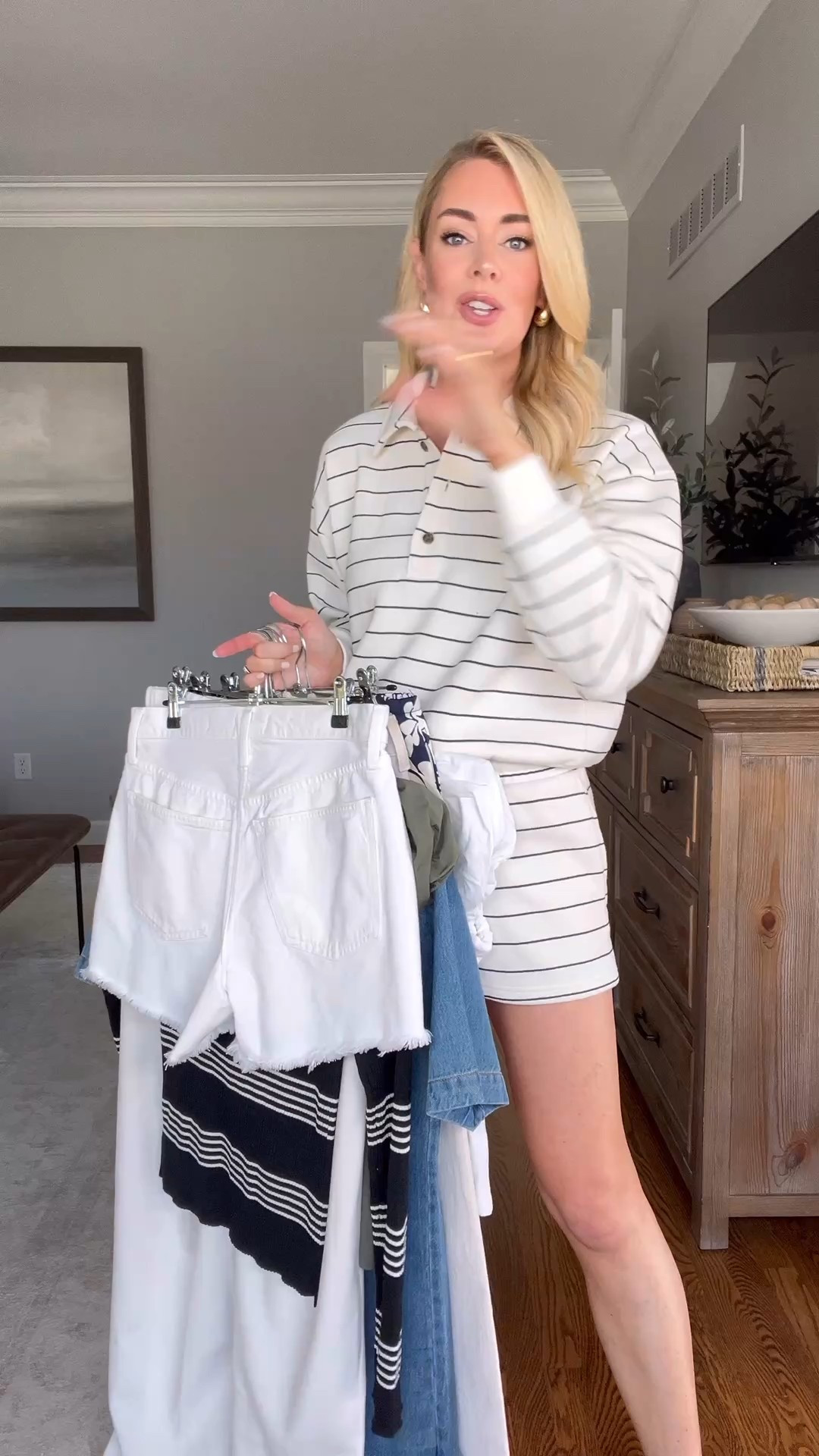 Target Haul 🎯 These new arrivals are so good! 
Outfit #1 - wearing a small in the top & pants (both fit true to size)

Outfit #2 - sized up to a medium in the top & wearing a 4 in the jeans

Outfit #3 - wearing an XS (went with my smaller size)

Outfit #4 - wearing a small in the top & pants (both fit true to size)

Outfit #5 - wearing a small in the top & a 2 in the jean shorts (went with my smaller size in the shorts)

Casual outfit, spring outfits, summer outfits, vacation outfits, target pants, target jeans, jeans, target jean shorts, white jean shorts

#LTKStyleTip #LTKFindsUnder50 #LTKSeasonal