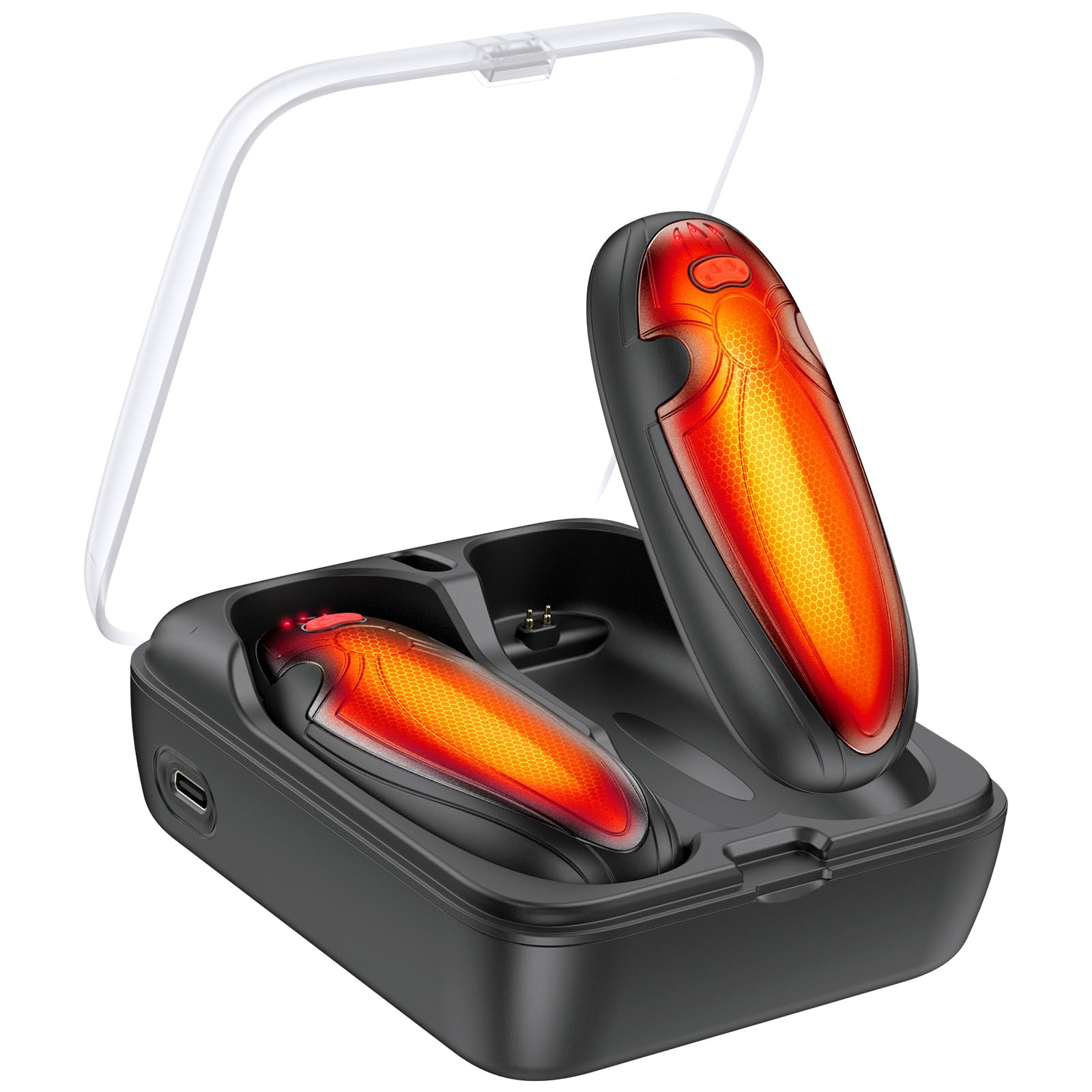 Hand Warmers Rechargerable 2 Pack - 14000mAh Electric AI Handwarmers with Charging Case, Magnetic... | Amazon (US)