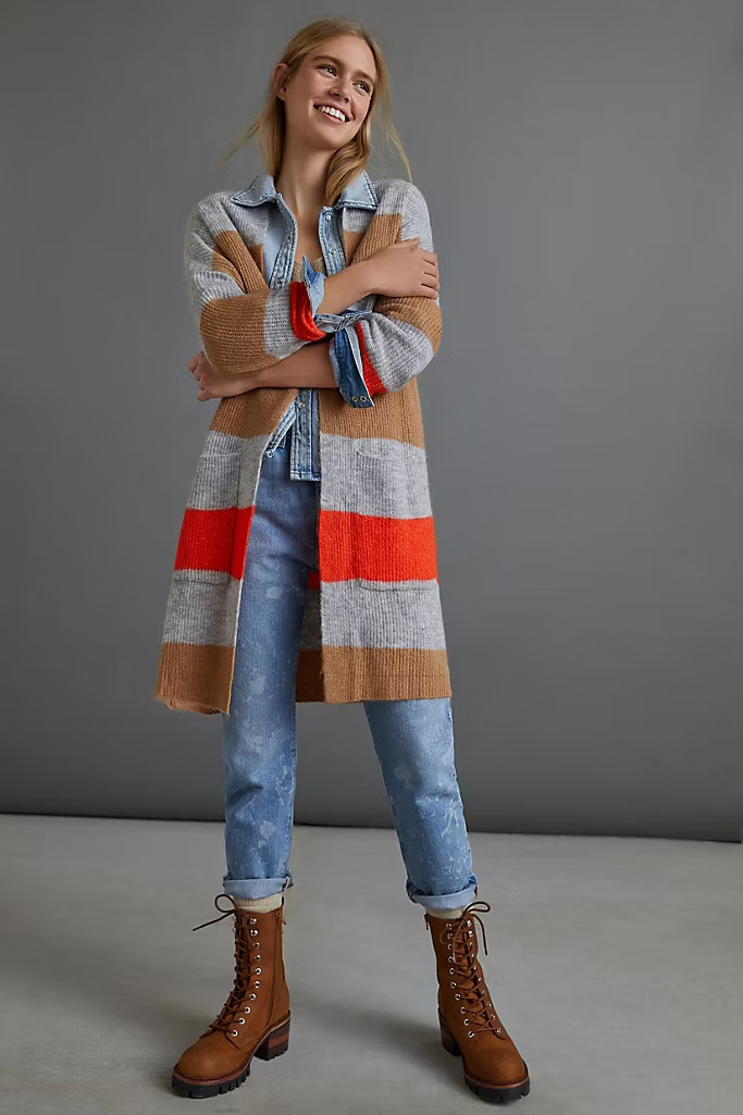 Nicky Striped Cardigan | Anthropologie (US)