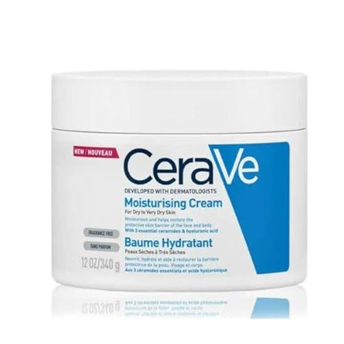 CeraVe Moisturizing Cream | 12 oz | Daily Face & Body Moisturizer for Dry Skin | Amazon (US)