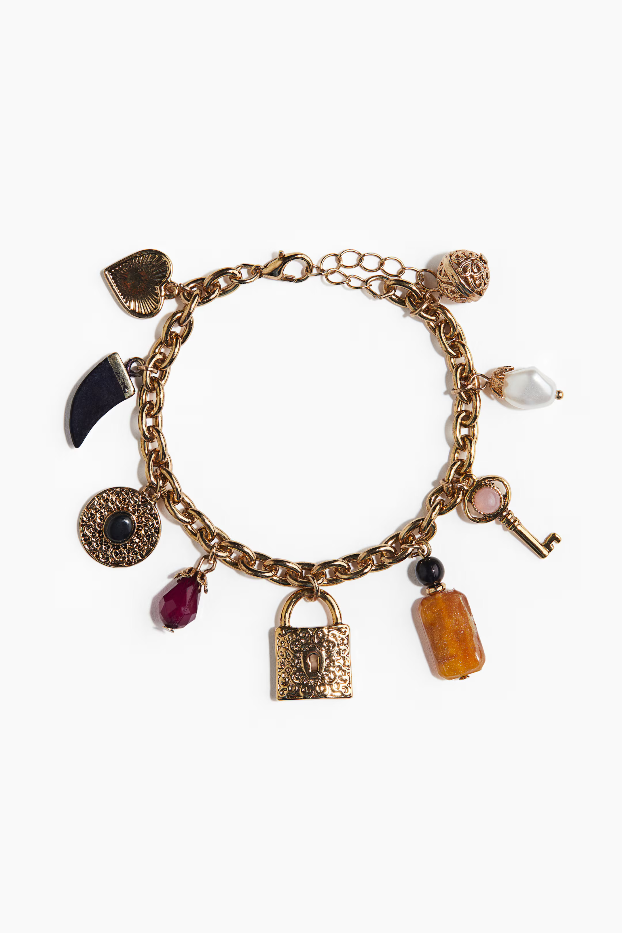 Charm Bracelet - Bronze-colored - Ladies | H&M US | H&M (US + CA)
