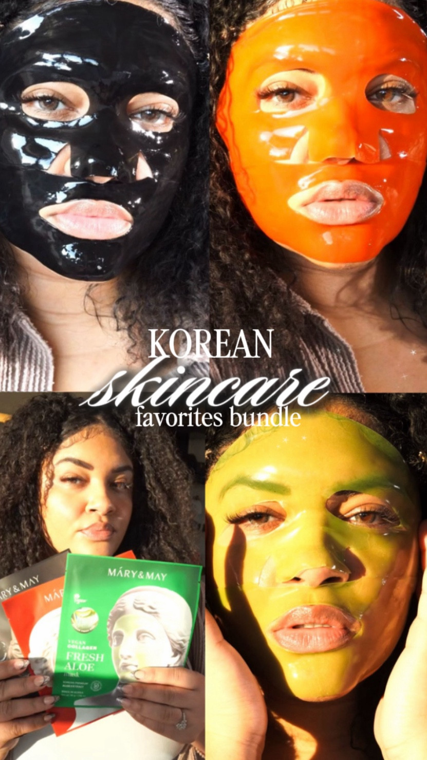 K-beauty favorites bundle you’ll actually see results with✨🎁

If your skin goals are glow, hydration, and barrier repair, this @marynmay_global Holiday Edition Bundle is it. Thoughtfully formulated, vegan, and sensitive-skin friendly Korean skincare that does the most without irritation.

💚 Vegan Collagen Masks
• Charcoal PDRN – all-in-one radiance + glow
• Red Ginseng – antioxidant vitality & skin renewal
• Fresh Aloe – instant soothing relief
✔️ Fast-absorbing vegan collagen
✔️ Ultra-low molecular collagen for firm, smooth, supple skin
✔️ Perfect for sensitive skin 

👁️ Tranexamic Acid + Glutathione Eye Cream
• Targets dark circles & hyperpigmentation
• Helps tone, brighten & smooth fine lines
• Clinically proven results in just 2 weeks
✔️ Vitamin C + Niacinamide
✔️ Fragrance-free & gentle

🫐 Idebenone Blackberry Intense Cream
• Deep skin-barrier repair with 5 ceramides + panthenol
• Powerful antioxidants (idebenone + blackberry complex)
• 48-hour moisture lock
✔️ Vegan, fragrance-free, silicone-free
✔️ Perfect for sensitive or compromised skin

This bundle is such a good intro to Korean skincare staples clean formulas, real results, and skin-first ingredients 🤍

✨ Treat your skin (or someone else’s) with Mary&May @marynmay_official 

#MaryAndMay #KBeautyFavorites #KoreanSkincare #marynmay #koreanskincare #kbeauty #glowingskin #HolidaySkincare #VeganSkincare #SensitiveSkinCare #GlassSkinRoutine #barrierrepair

#LTKBeauty #LTKgrwm