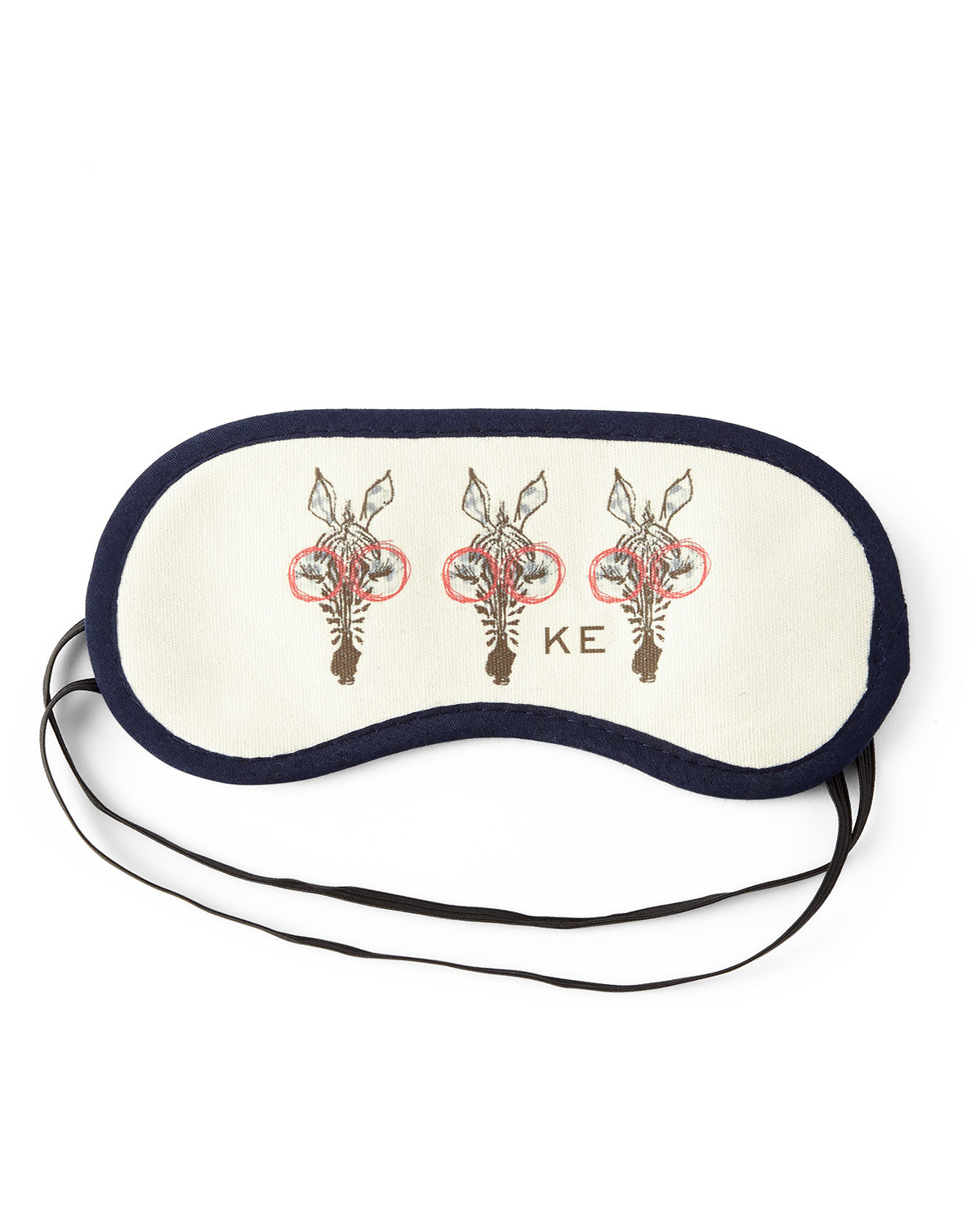 Sleeping Muffy Monogrammed Sleep Mask | Neiman Marcus