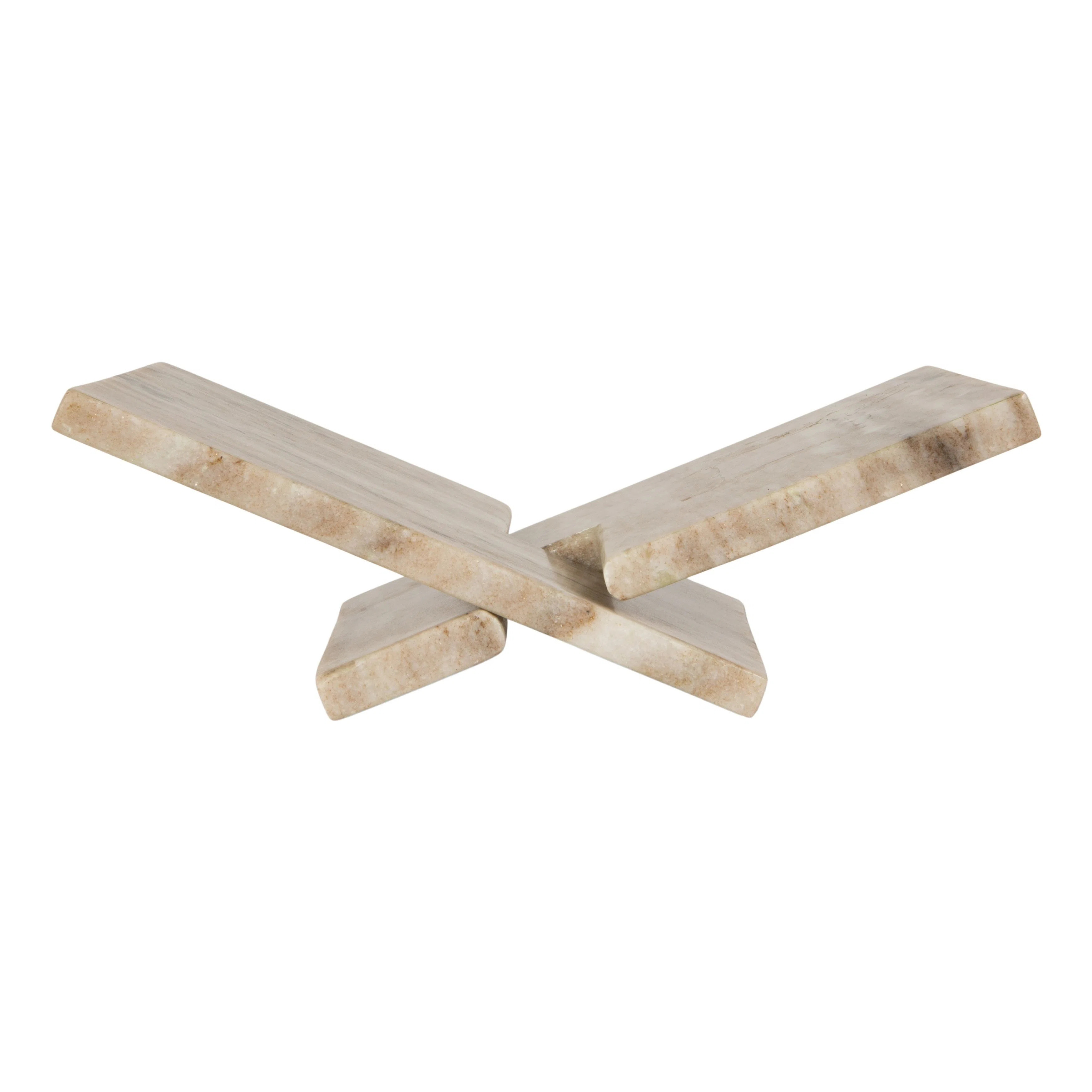 Noya Decorative Marble Book Holder, Coastal Sands | Wayfair North America