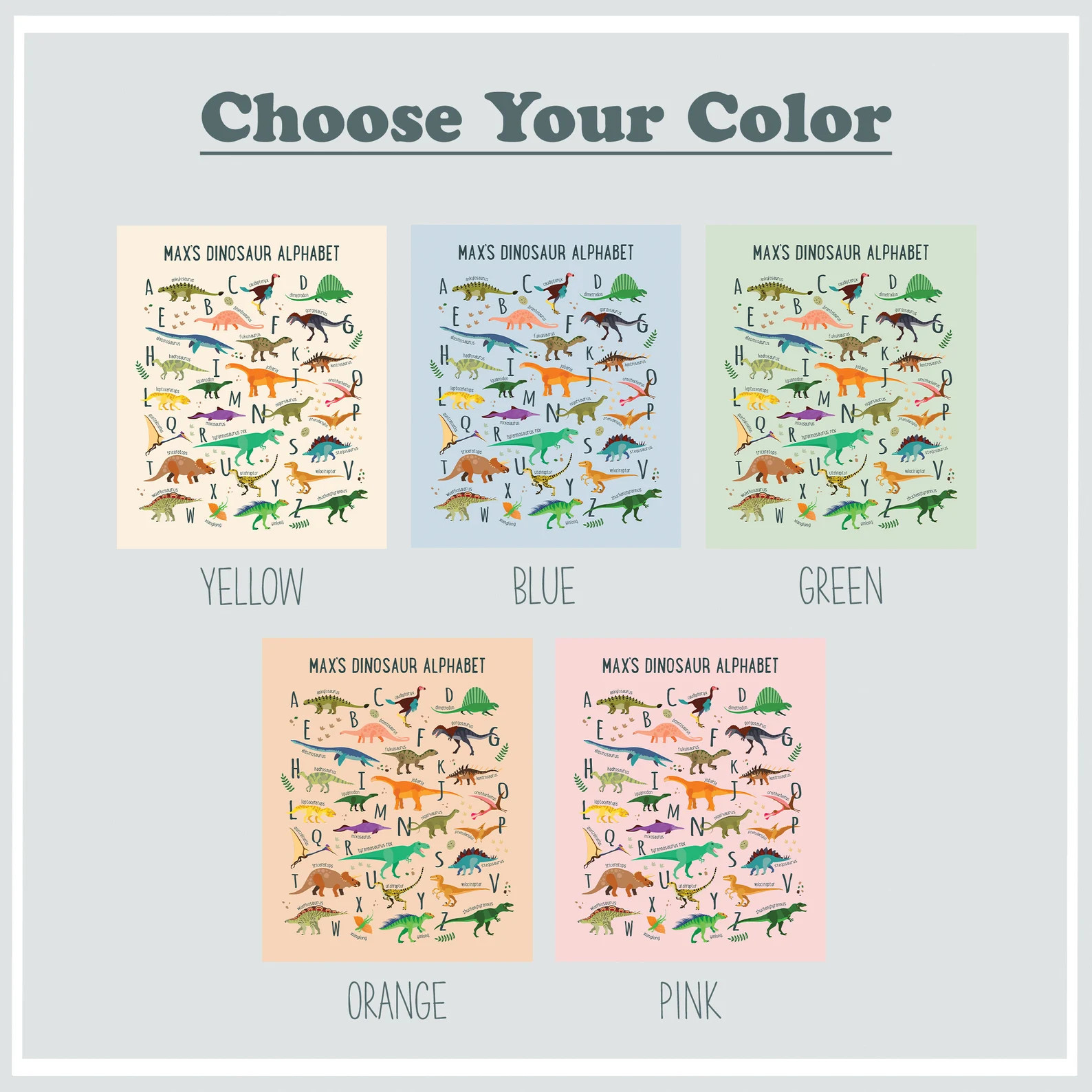 Personalized Kids Dinosaur Alphabet Blanket, Boy Blanket, Baby Blanket, Kids Blanket, Personalize... | Etsy (US)