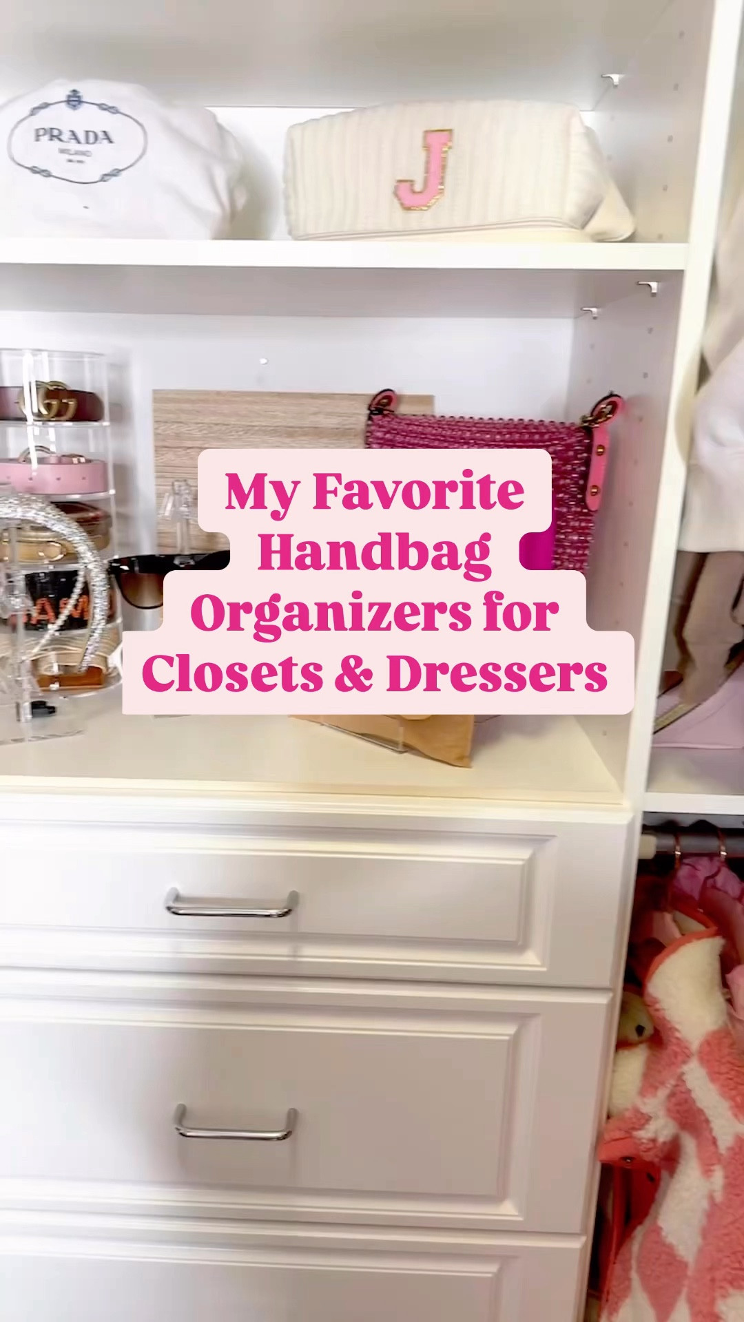 Organization ideas for handbags and closets. 

#LTKHome #LTKFindsUnder50 #LTKWatchNow