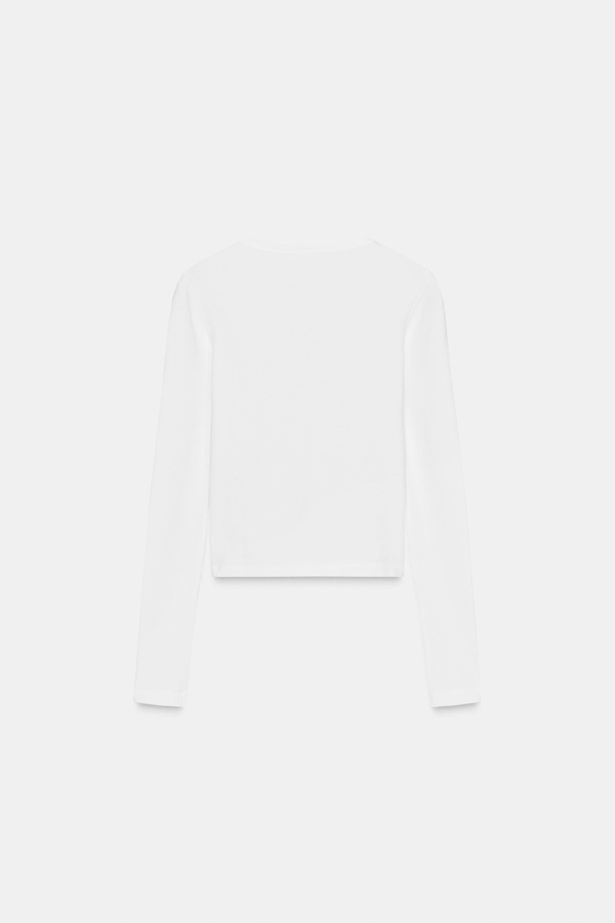 LONG SLEEVE T-SHIRT | Zara UK