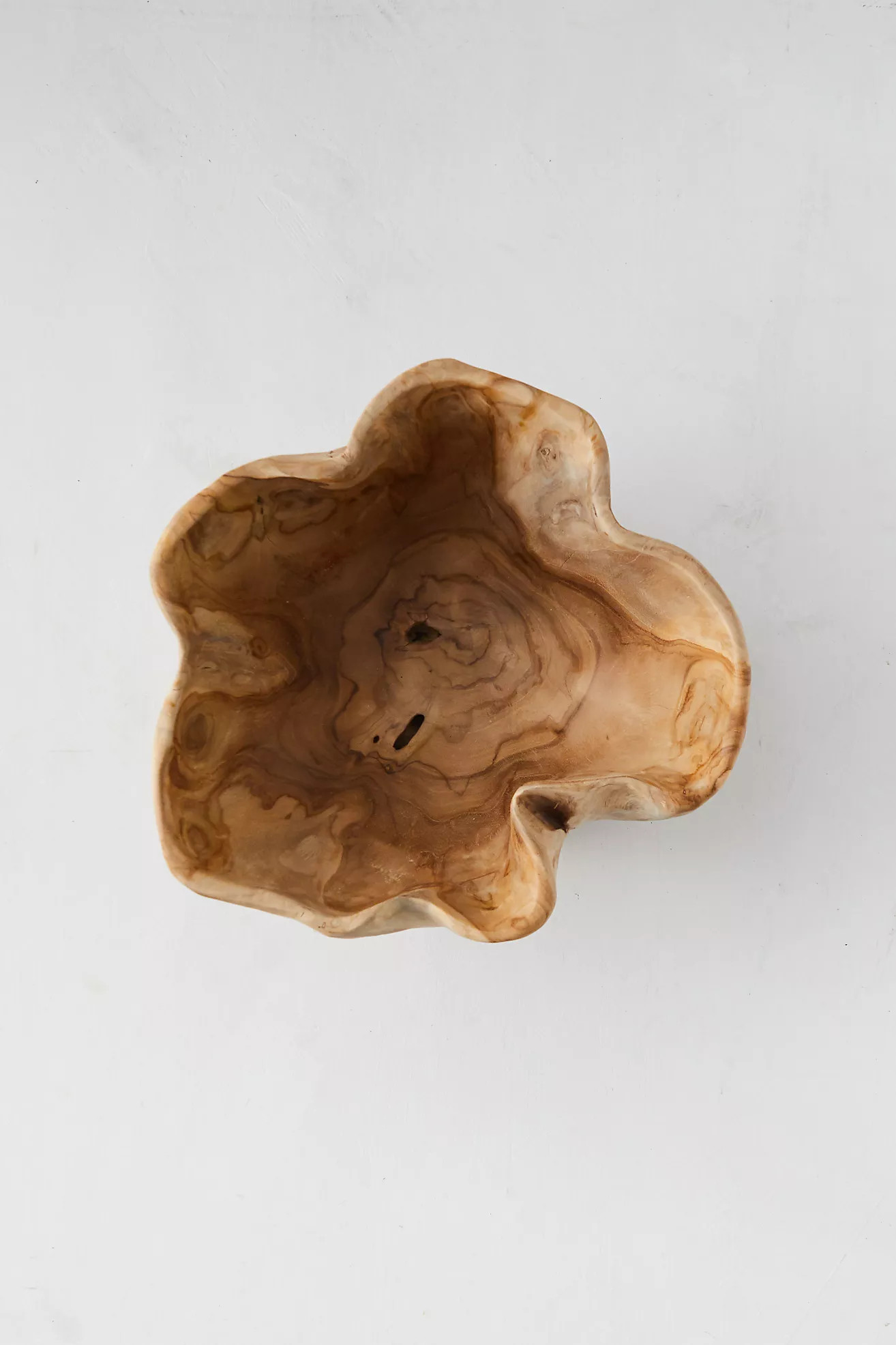 Teak Root Wave Serving Bowl | Anthropologie (US)
