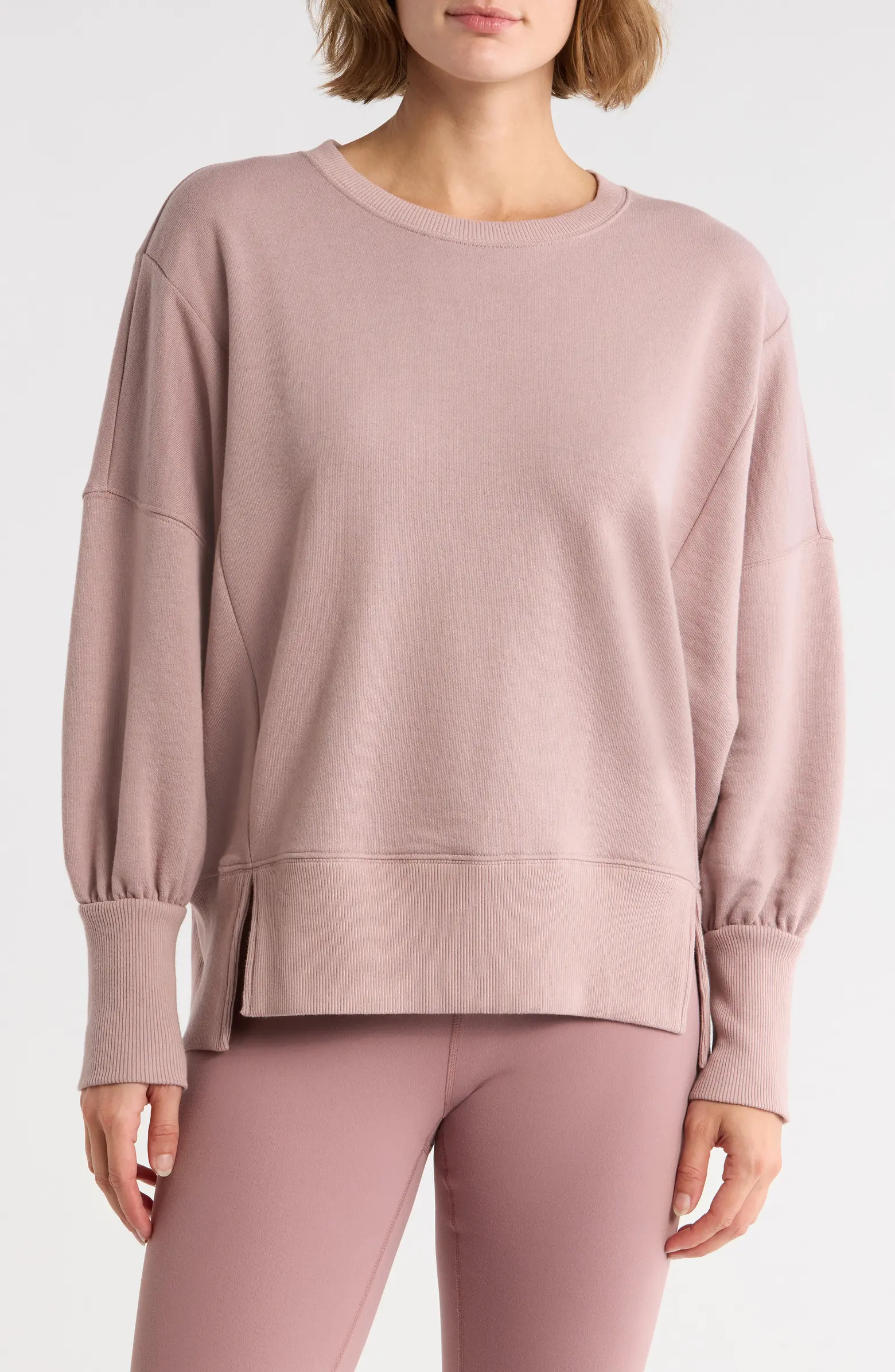 Wind Down Terry Volume Crewneck Sweatshirt | Nordstrom Rack