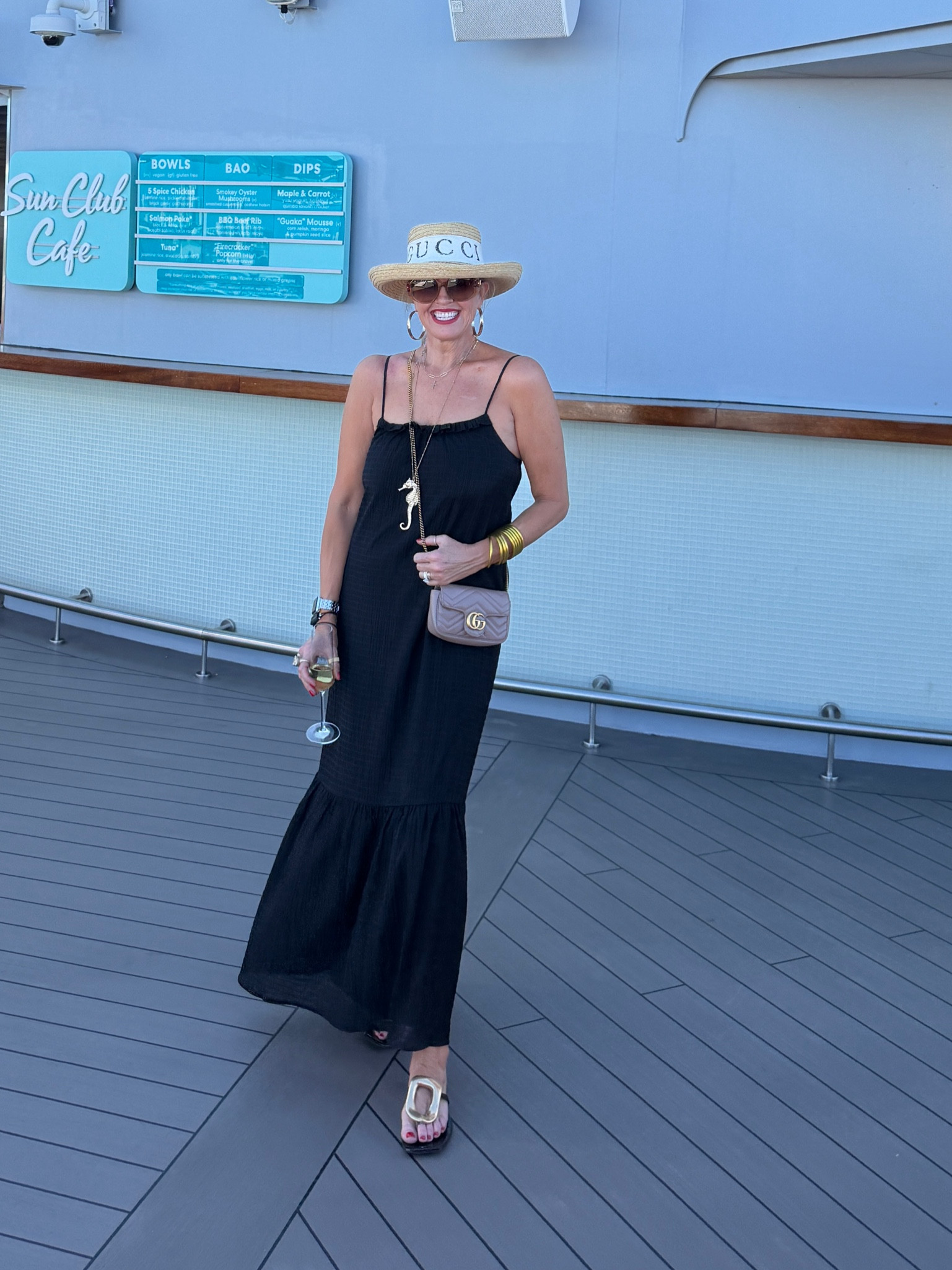 Headed on a warm weather vacation?

Here’s a great and easy loutfit

Sundress by supply social threads and 35% off

Gigi pip straw hat 
And Gucci sweat band (sold out) 

Gucci mini marmot bag

Jeffery Campbell sandals  a favorite pair of mine I wear on repeat

Buddha girl bracelets 
All weather and can go in water 

Versace sunglasses

Lip crayon thrive 

#LTKGiftGuide #LTKTravel #LTKSaleAlert