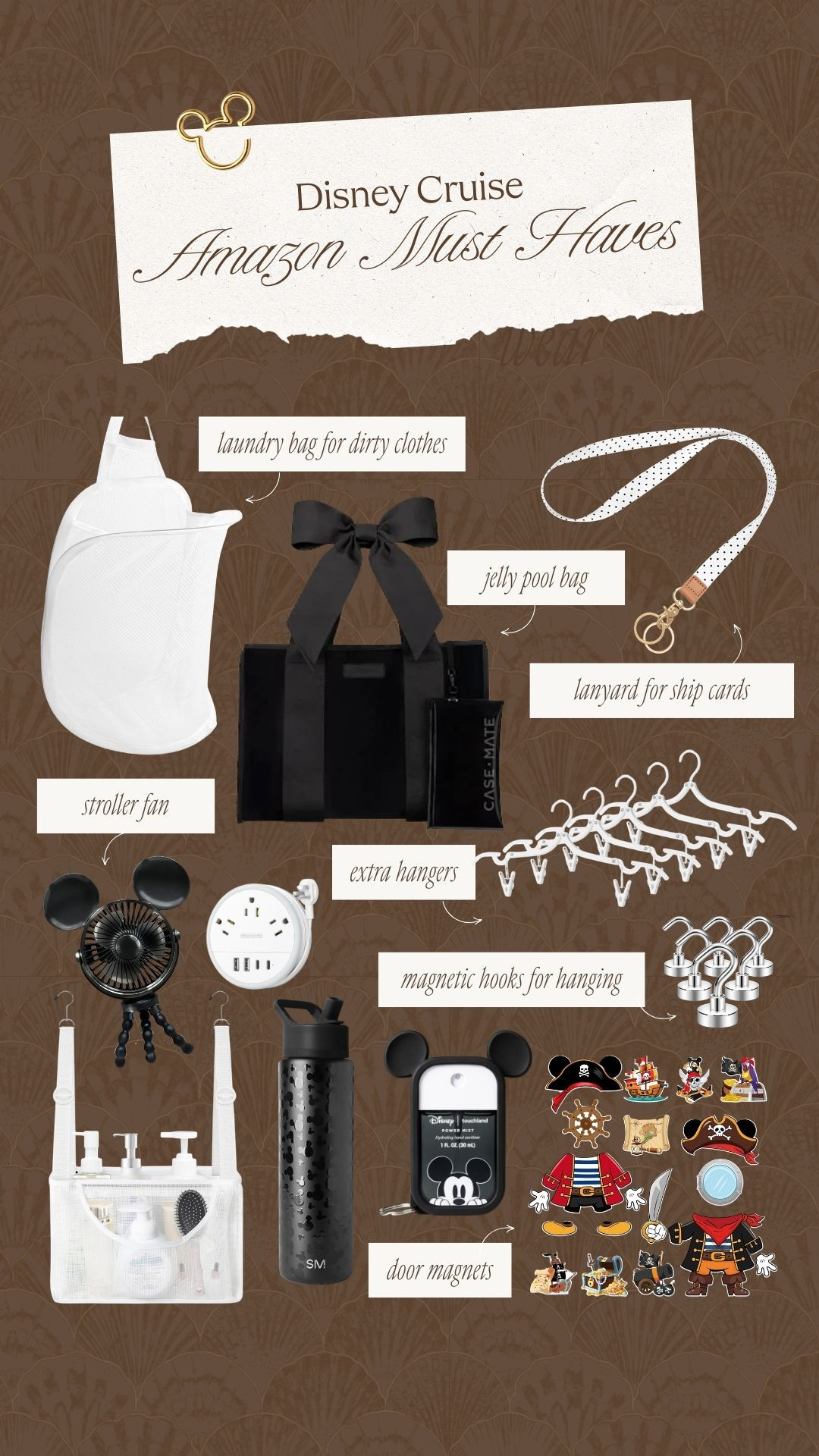 Disney cruise Amazon must-haves. Packing essentials like lanyards, magnetic hooks, laundry bags, organizers and other travel accessories to make your cruise easier! ✨🚢

#disneycruise #amazonmusthaves #travelessentials #cruisepacking #amazonfinds #disneytips #vacationessentials #cruiselife 

 

#LTKgrwm #LTKTravel #LTKKids