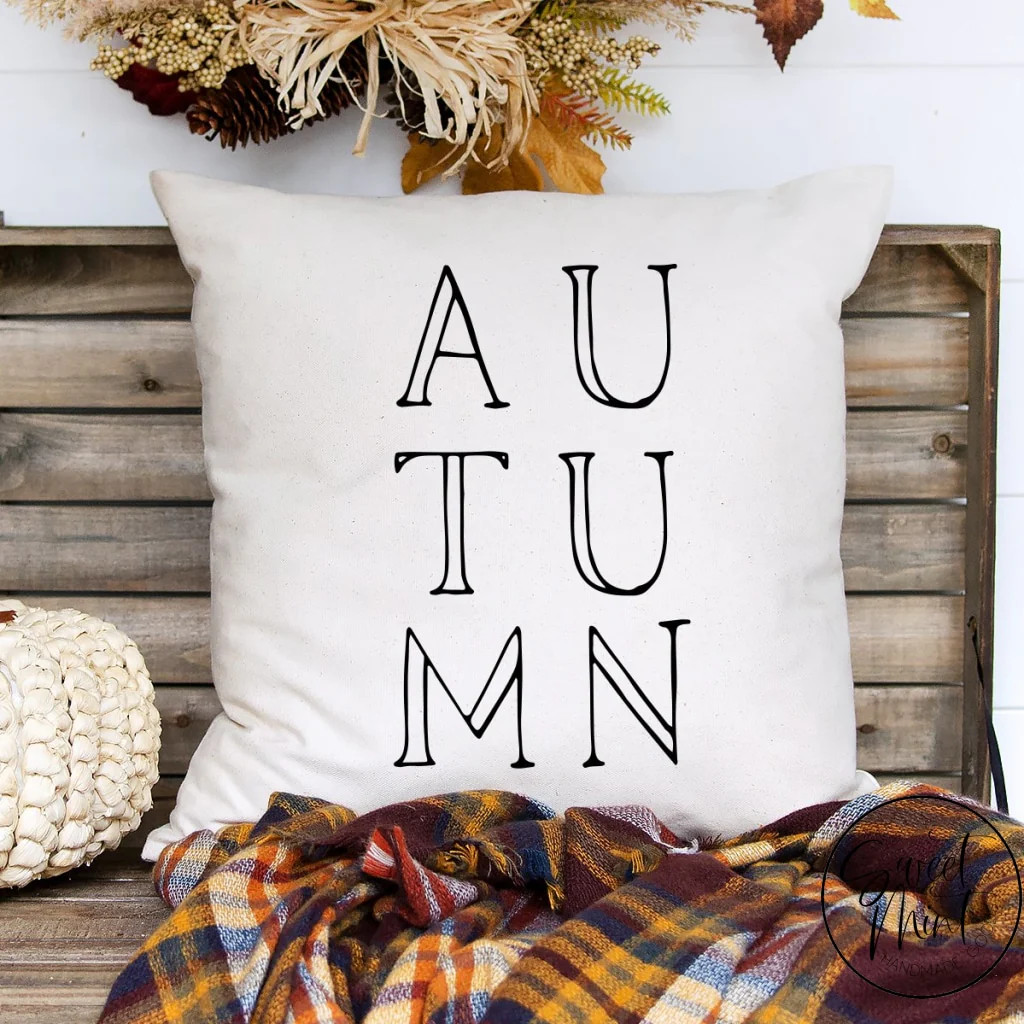 Autumn Pillow Cover - 16" x 16" | Sweet Mint Handmade Goods