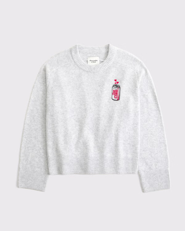 Women's The A&F Madeline Diet Coke Crew Sweater | Women's Tops | Abercrombie.com | Abercrombie & Fitch (US)