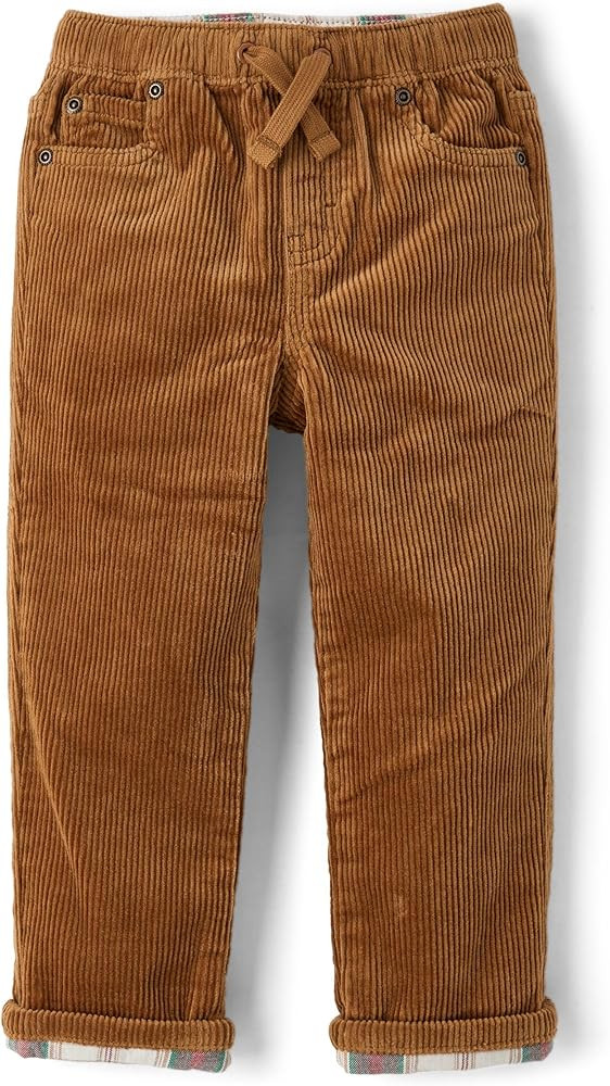 Gymboree Boys' and Toddler Pull on Corduroy Roll Cuff Pants | Amazon (US)