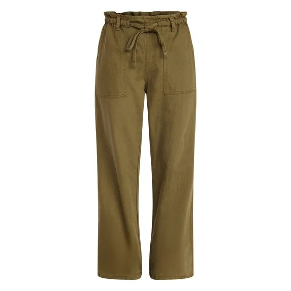 Scenario Women's Pull On Wide Leg Jeans, 30" Inseam, Sizes XS-XXXL | Walmart (US)