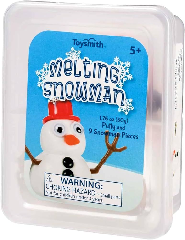 Toysmith Melting Snowman, Reusable Desk Toy, For Everyone 5+ | Amazon (US)