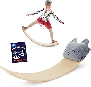Battat Education – Wooden Balance Board for Toddlers – Montessori Wobble Toy for Core Strengt... | Amazon (US)