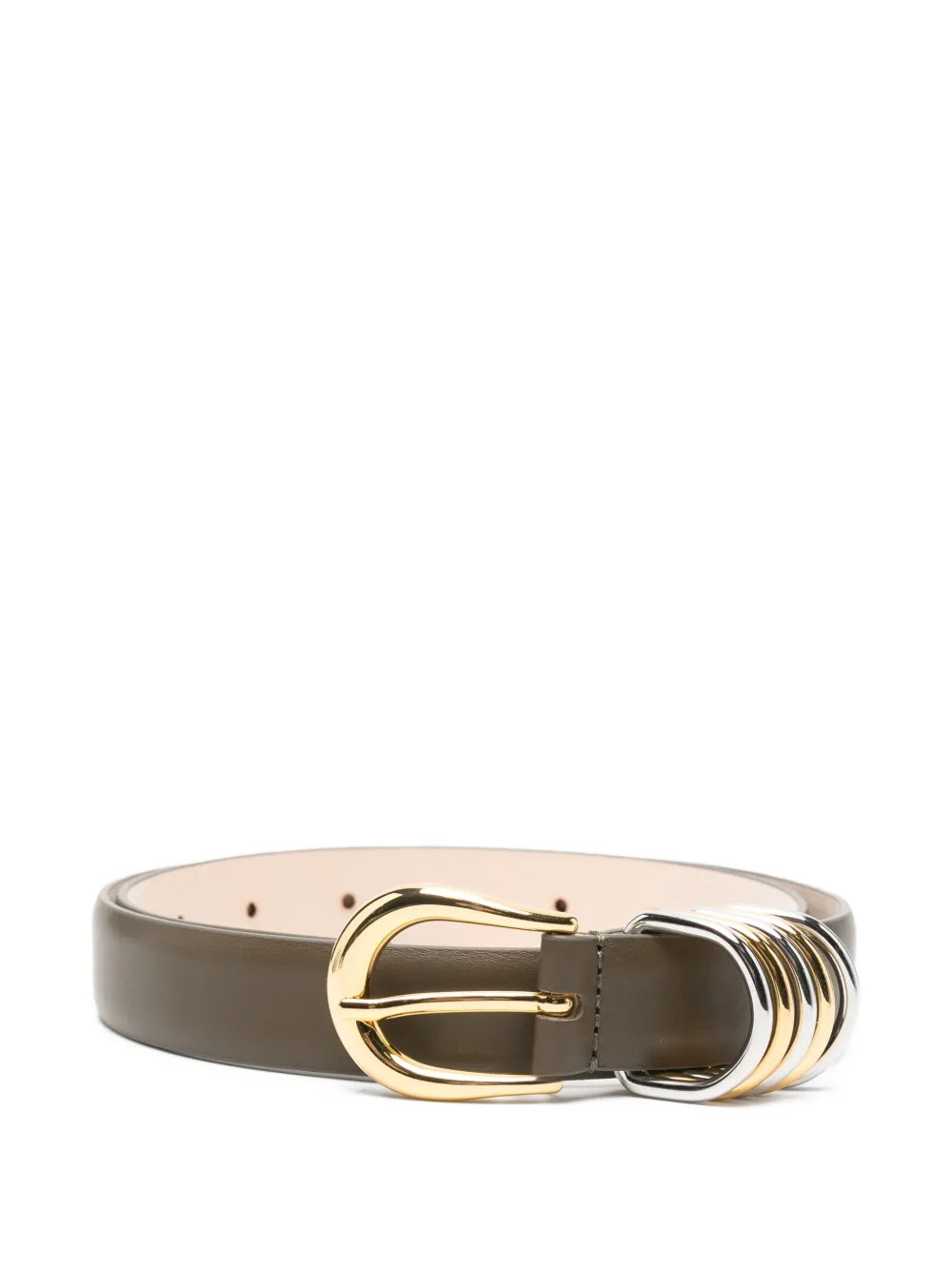 Déhanche Hollyhock gold-plated Leather Belt | Green | FARFETCH CA | Farfetch Global