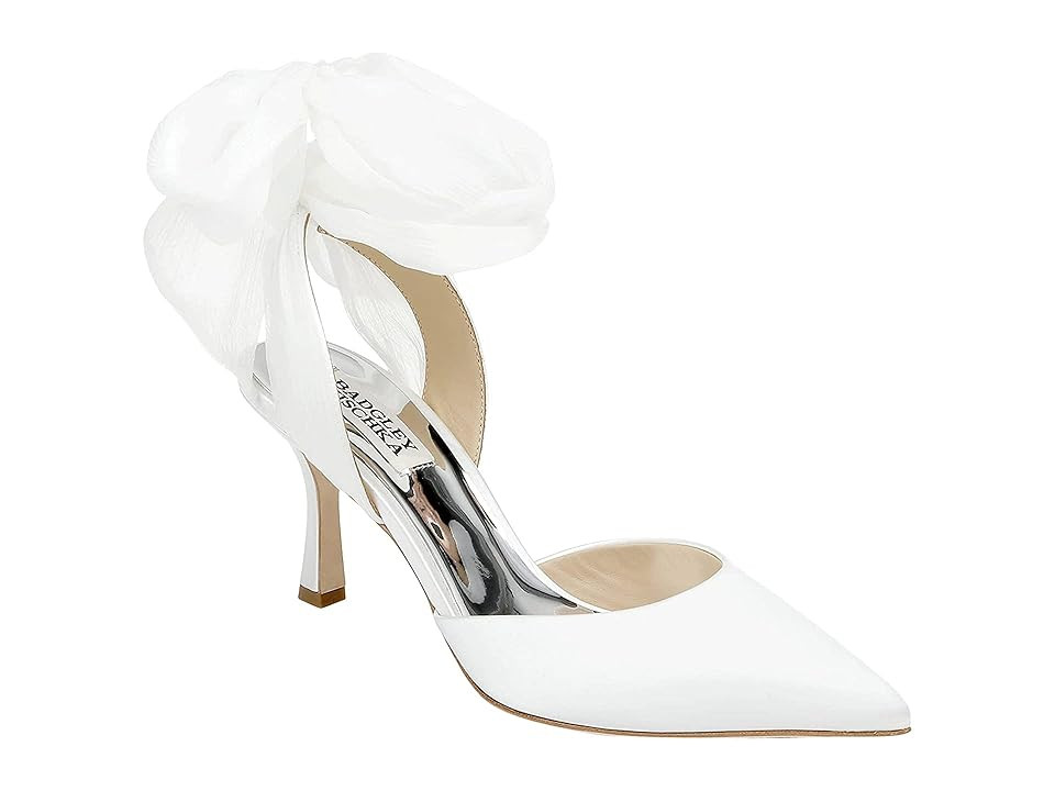 Badgley Mischka Blaze Women's Shoes Soft White : 9.5 M, Fabric | Zappos