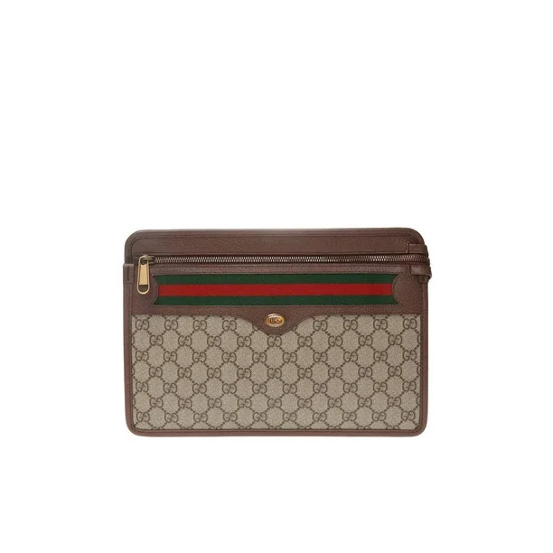 Gucci Ophidia Men's GG Supreme Canvas Clutch | Walmart (US)