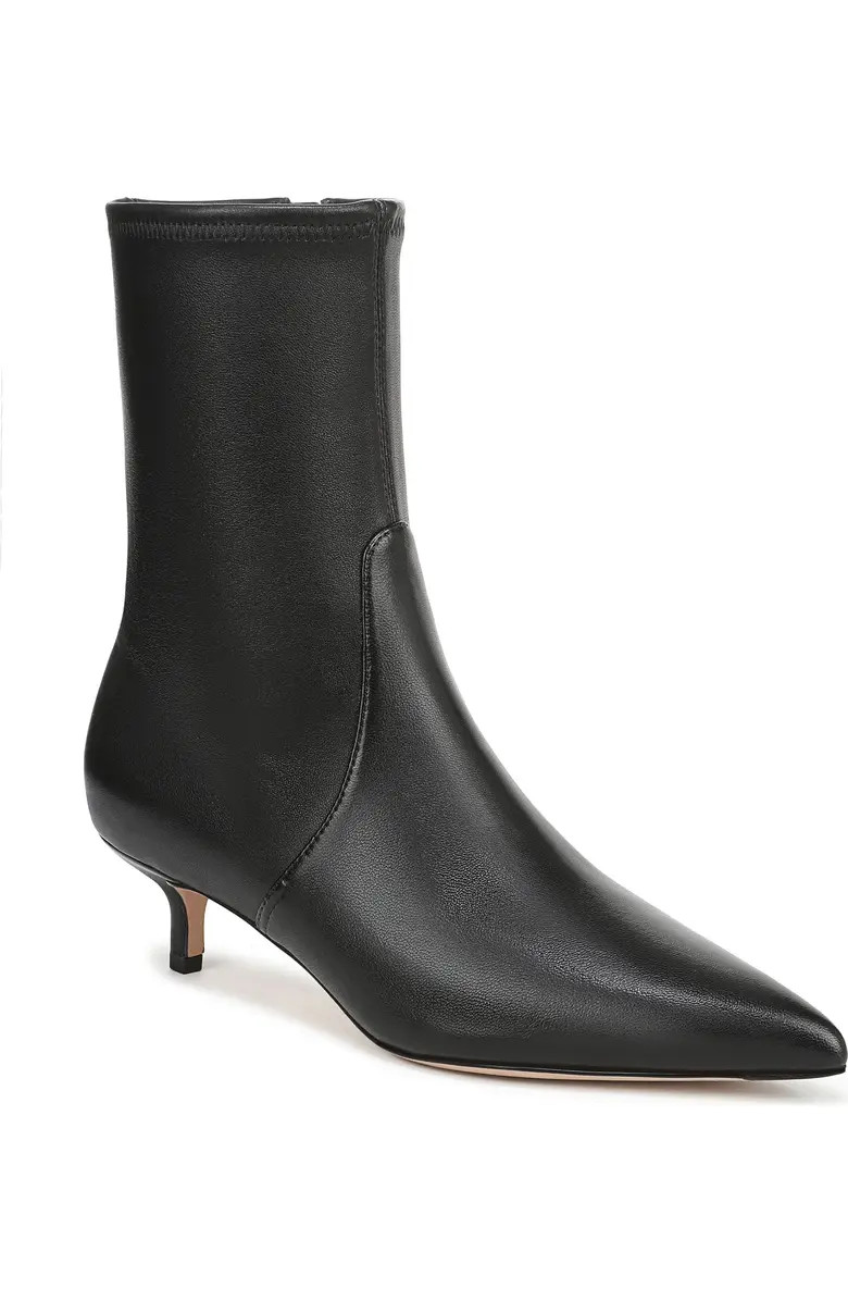 Lisa 45 Stretch Kitten Heel Bootie (Women) | Nordstrom